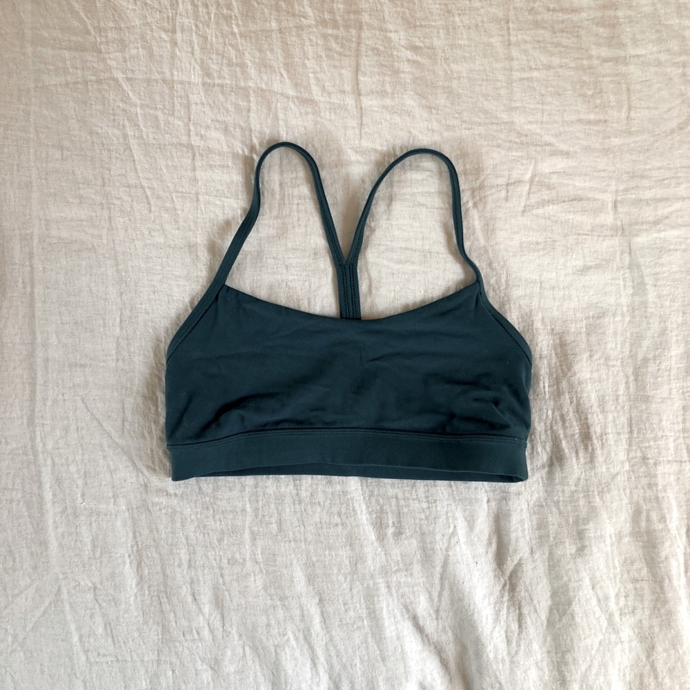 Lululemon Flow Y Bra, Green